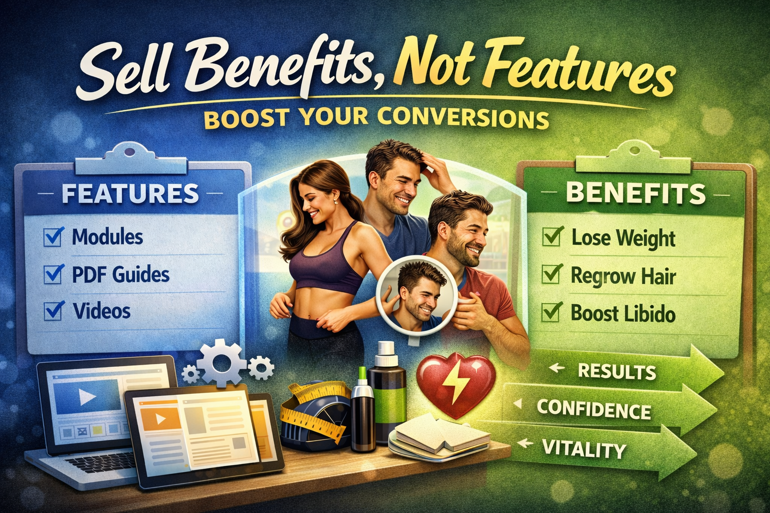 Sell Benefits, Not Features: How to Increase Conversions.