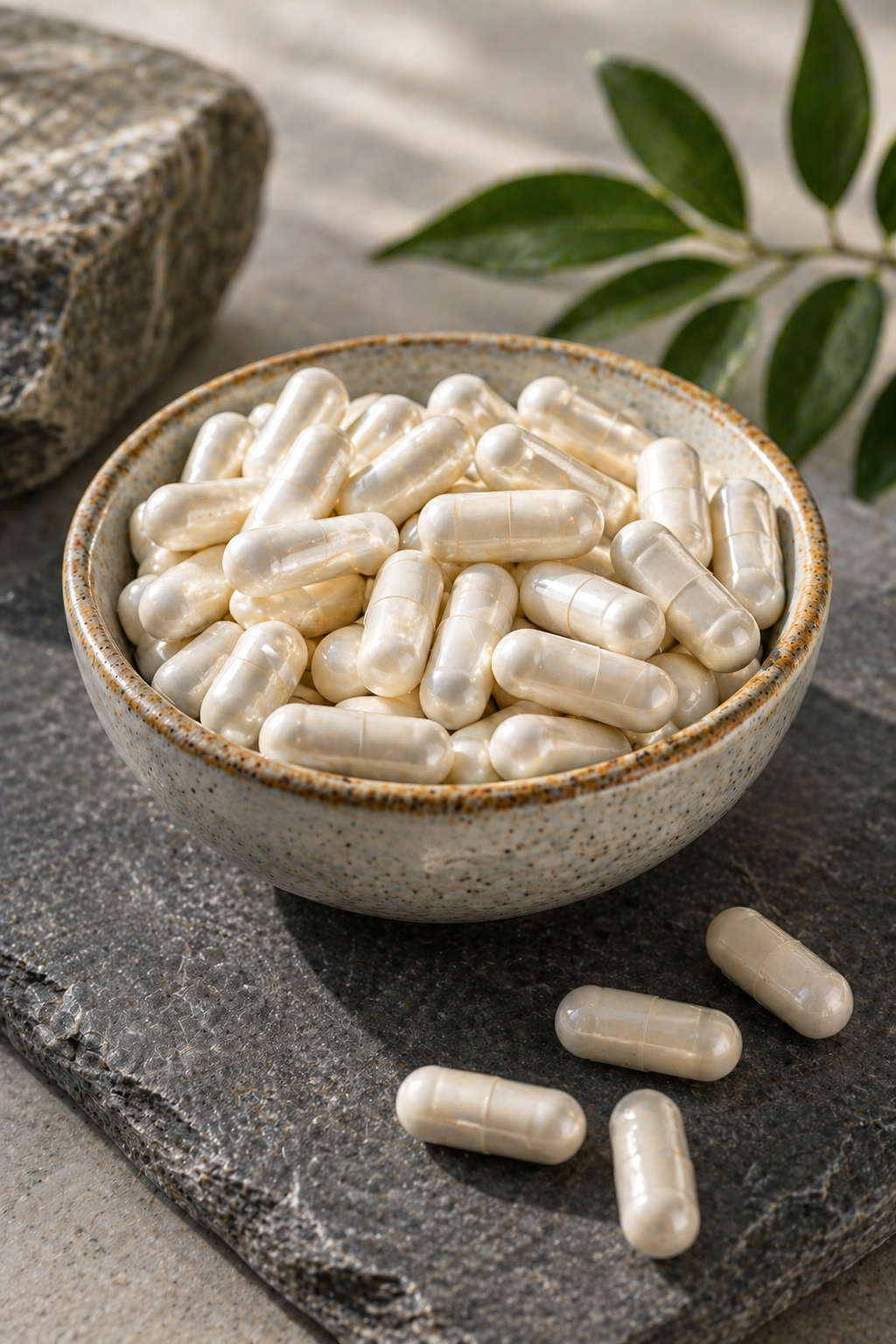 Zinc capsules supporting hair tissue growth and follicle health
